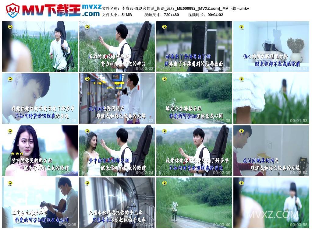 李成营-难割舍的爱_国语_流行_ME500892